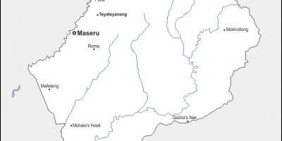 Karte maputsoe Lesoto